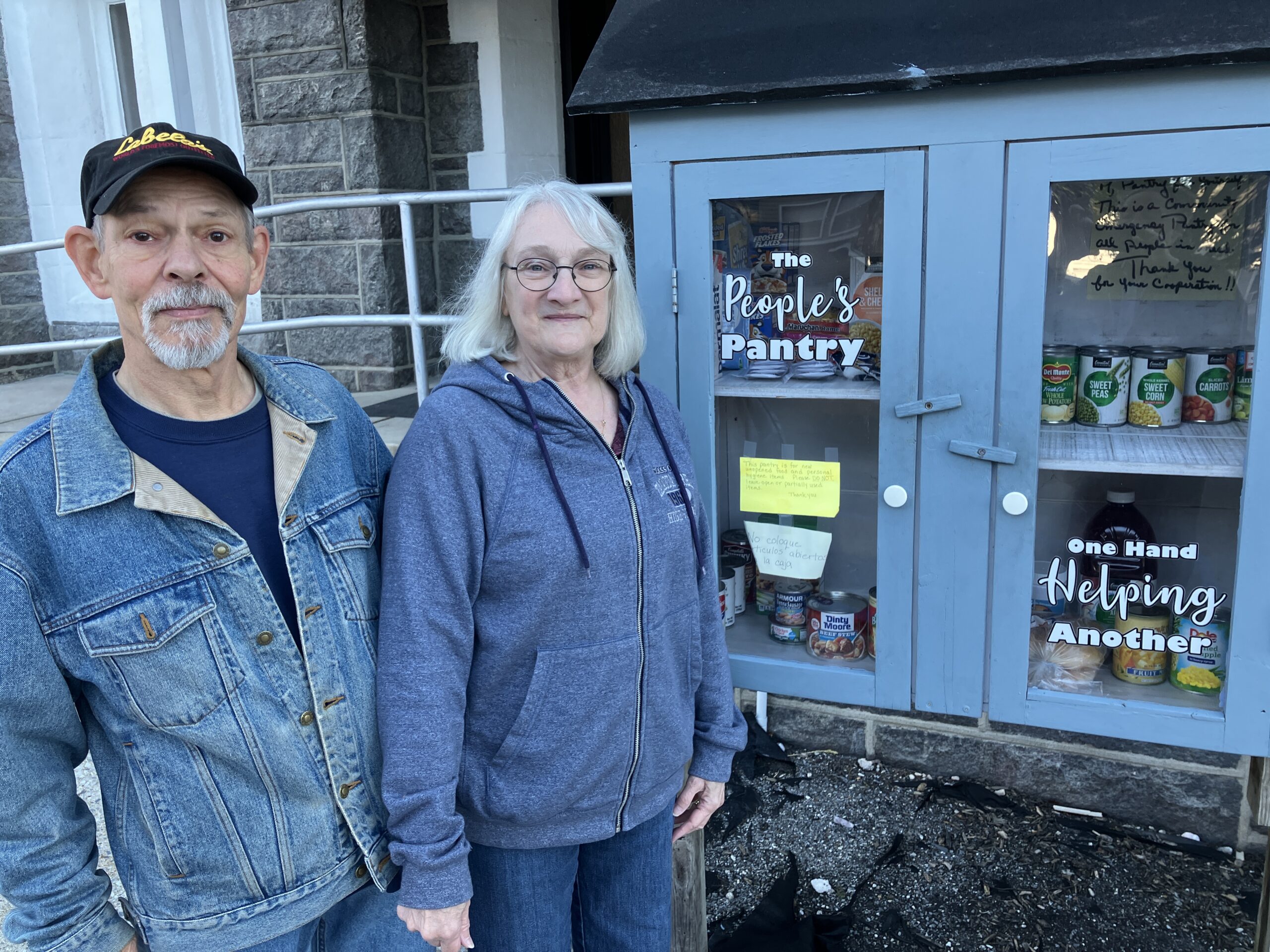 Arlene Derr-Davis and her husband, Carter, maintain the People’s Pantry ministry at Zion Evangelical Lutheran Church.