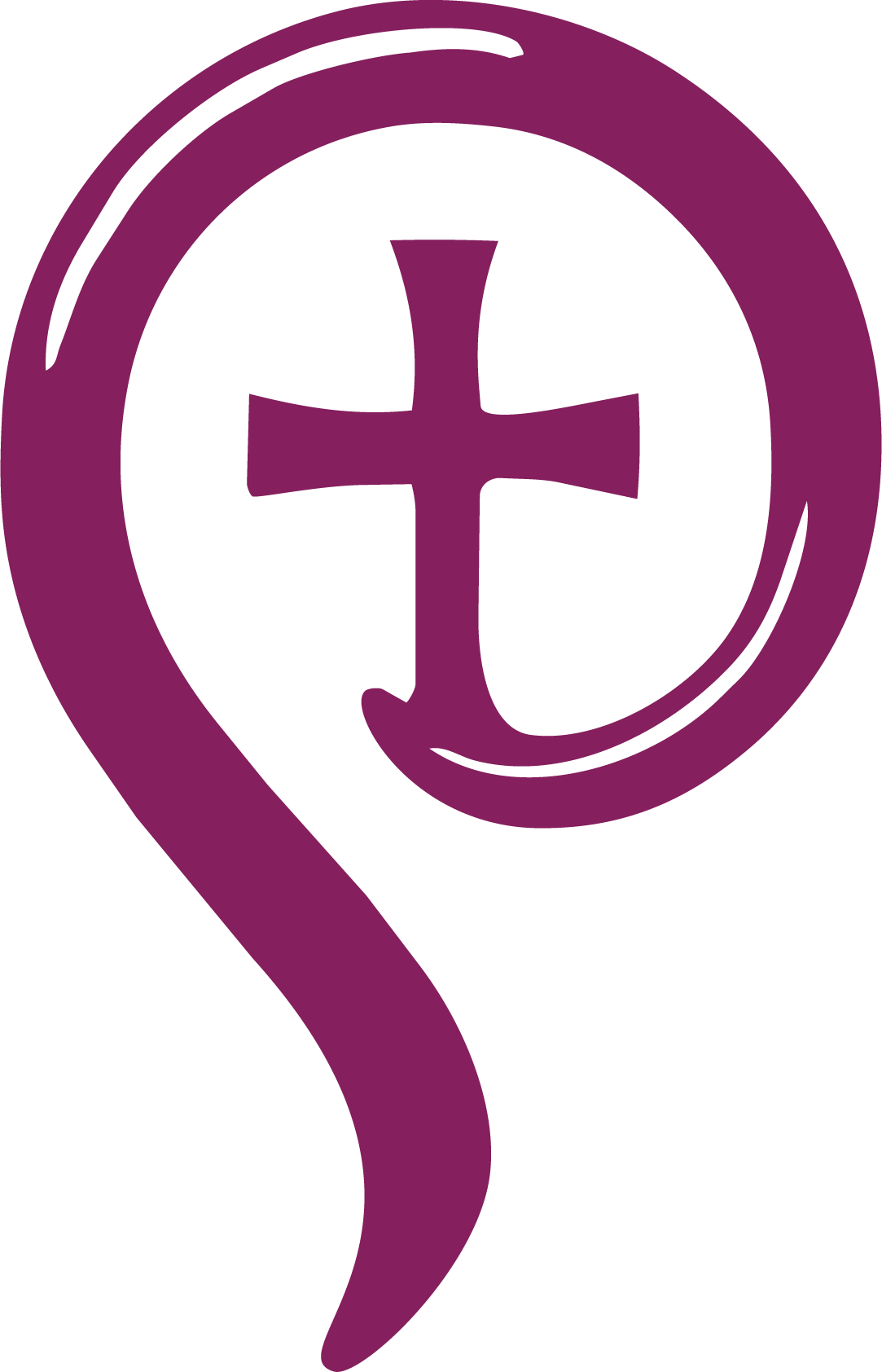 Crozier Head - bishop logo