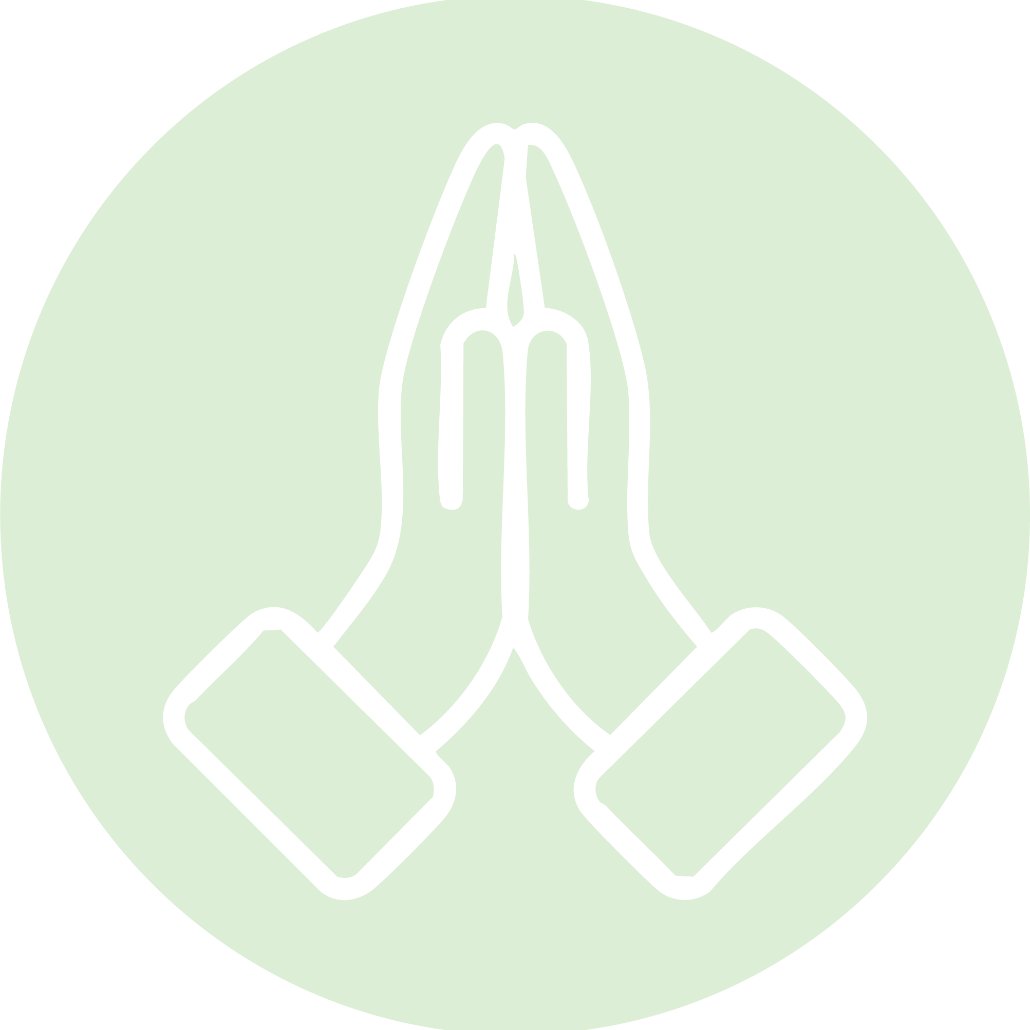 hands green