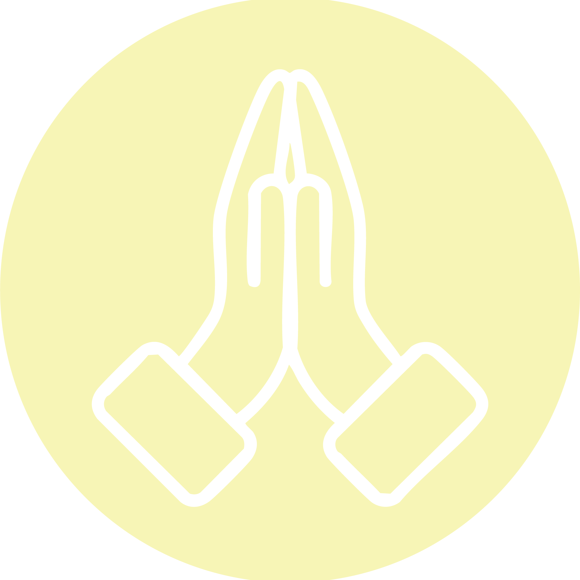 hands yellow